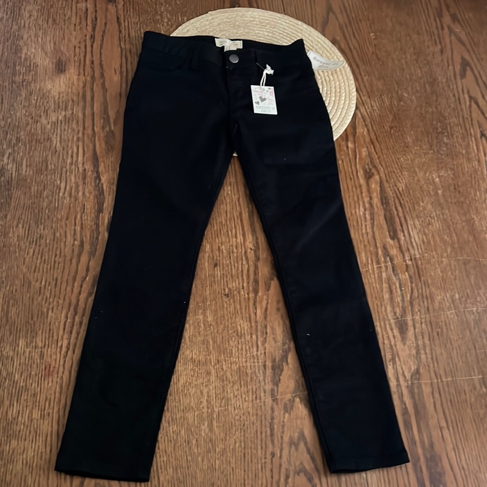 Forever21 Girls Black Skinny Pants Size 5/6